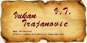 Vukan Trajanović vizit kartica